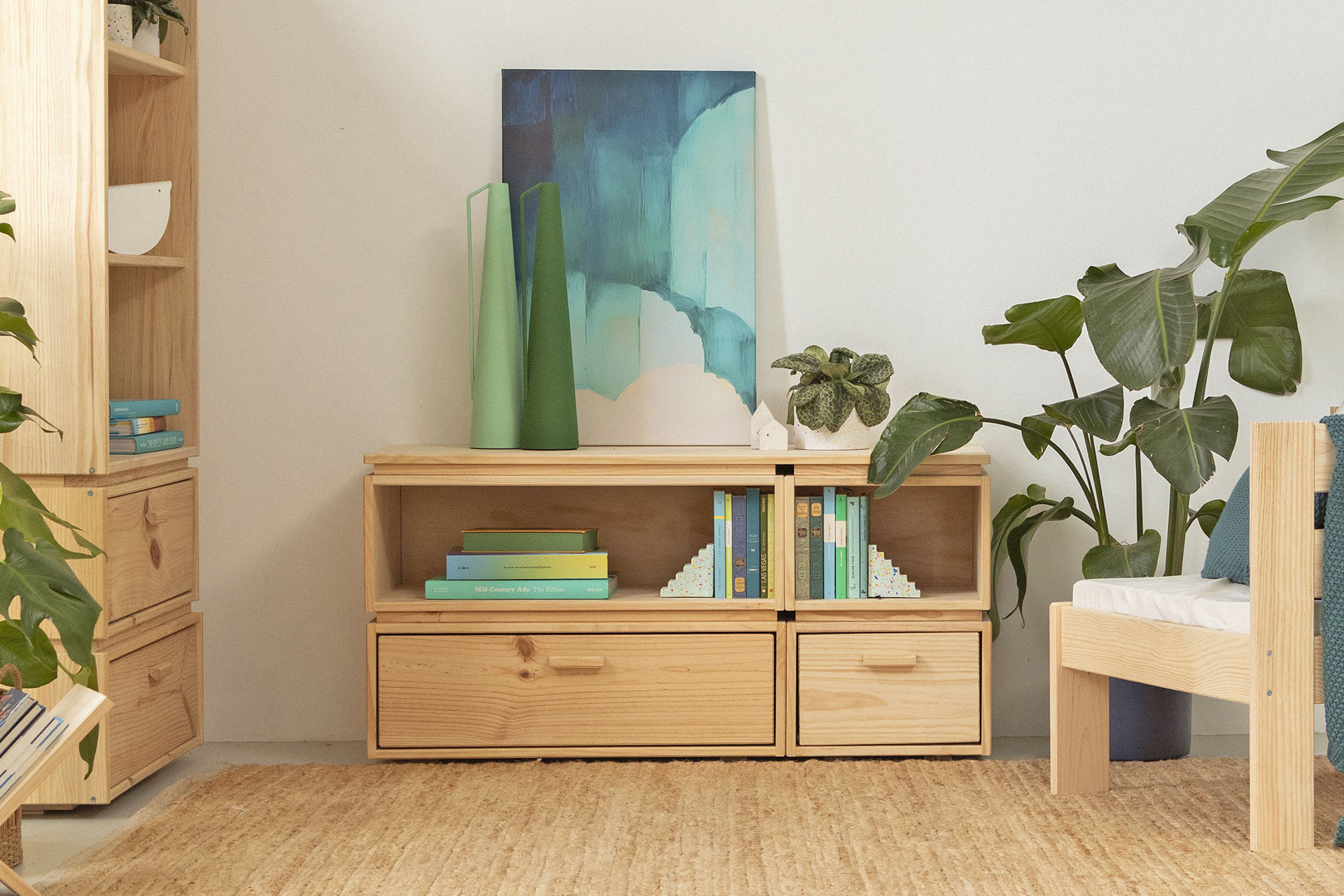 Imagen de ambiente 1 para:Muebles TV de madera natural