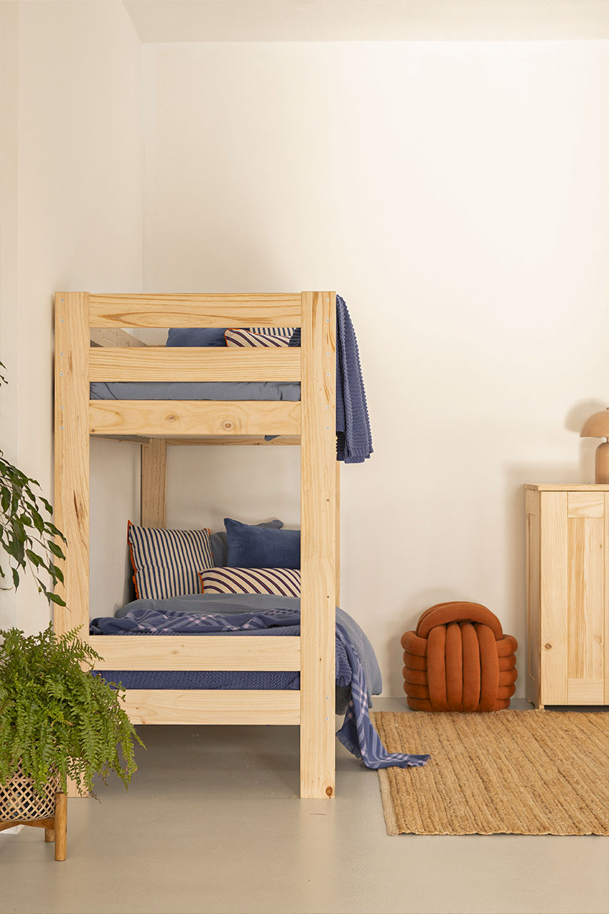 Imagen de ambiente 2 para:Litera de madera natural