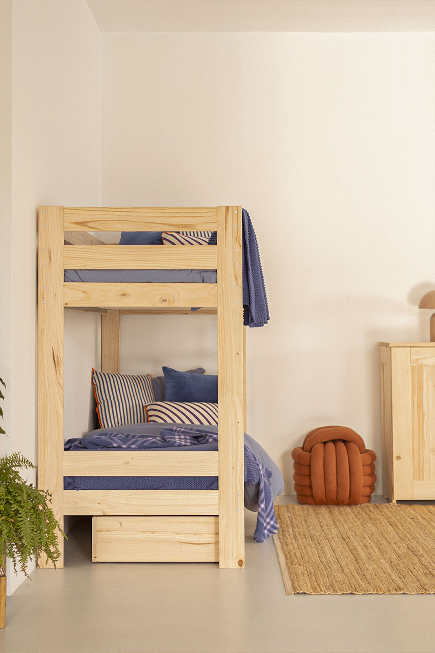 Imagen de ambiente 2 para:Litera de madera con almacenaje