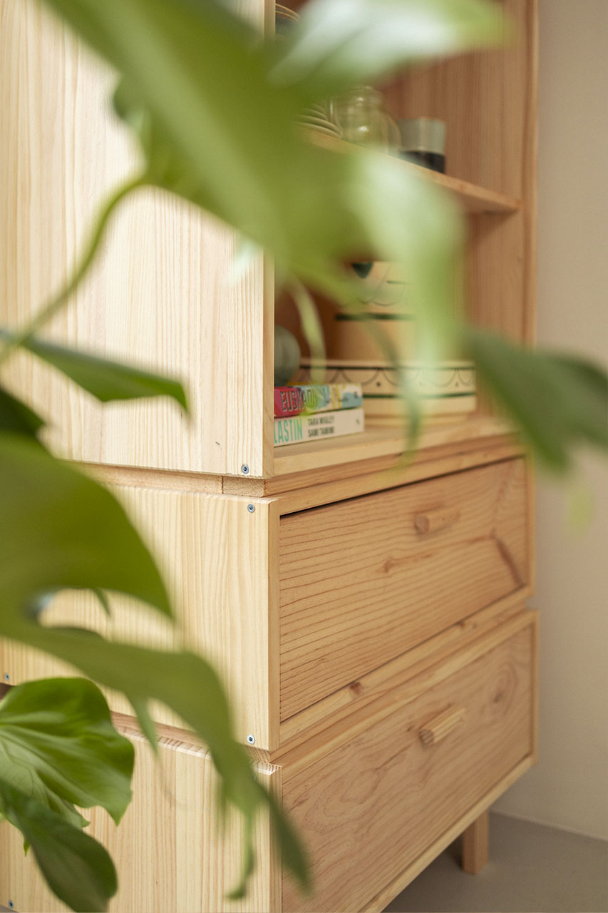 Imagen de ambiente 3 para:Alacena para cocina de madera ecológica