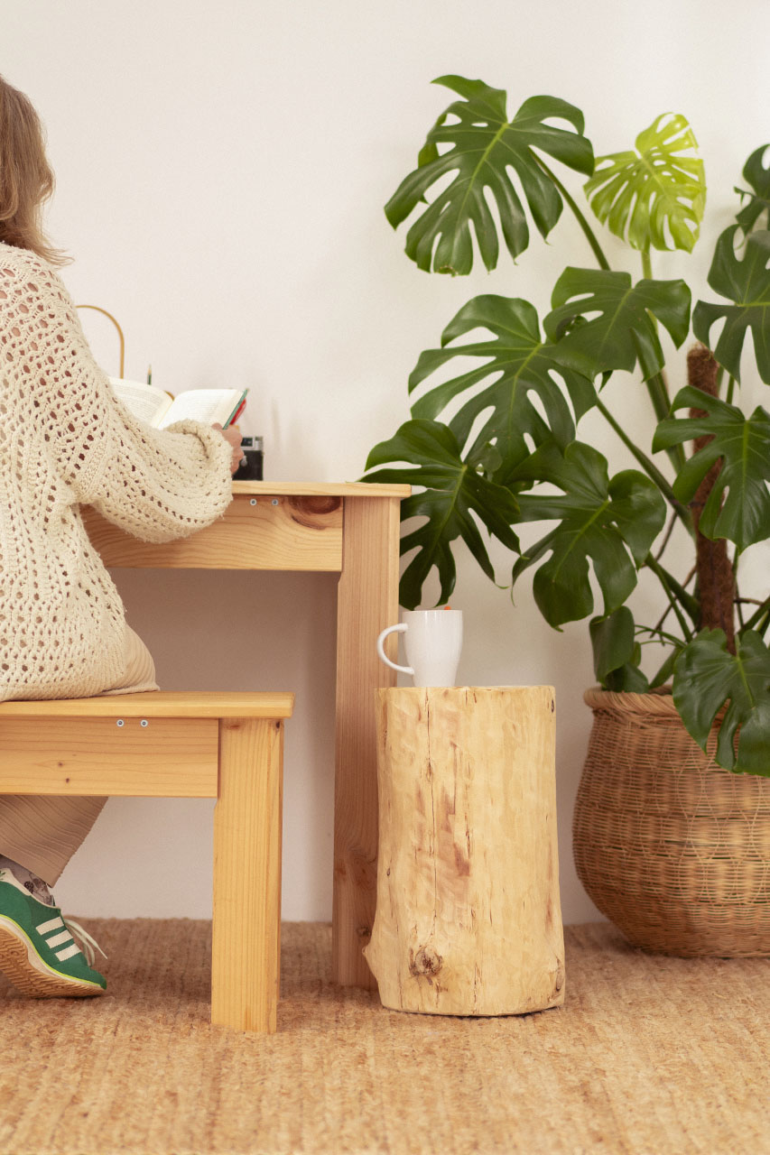 Imagen de ambiente 7 para:Mesita tronco de madera